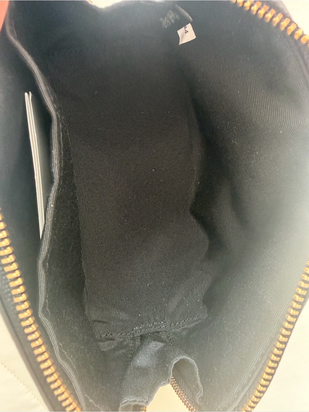 Coach Black Leather Pouch with Gold Hardware - Picture 8 of 9